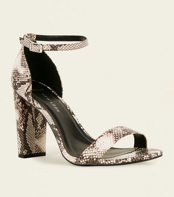 wide fit brown heels
