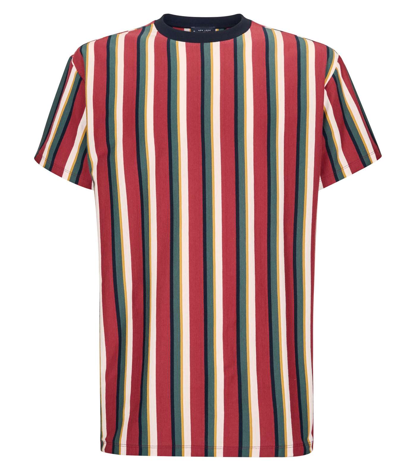 Pink Vertical Stripe T-Shirt Image 4