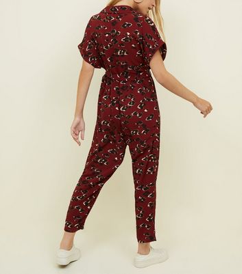 burgundy jumpsuit petite