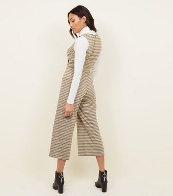 new look checked jumpsuit