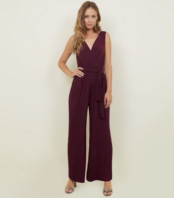 ax paris plum jumpsuit