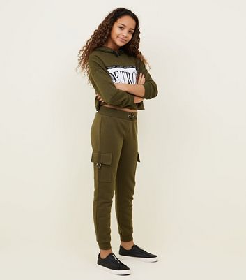 girls utility joggers