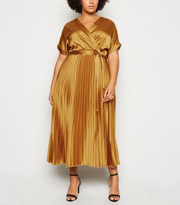new look pleated midi dress