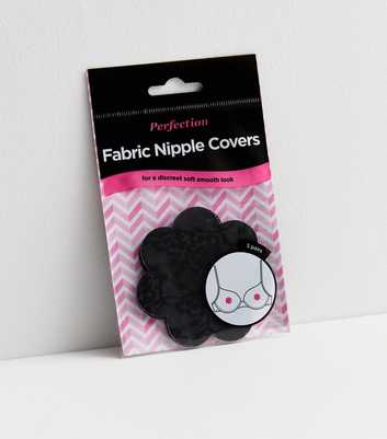 Black Fabric Nipple Covers