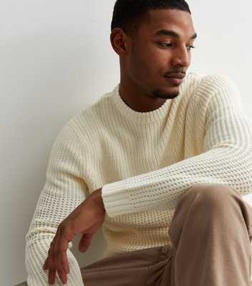 Only & Sons Off White Chunky Knit Jumper