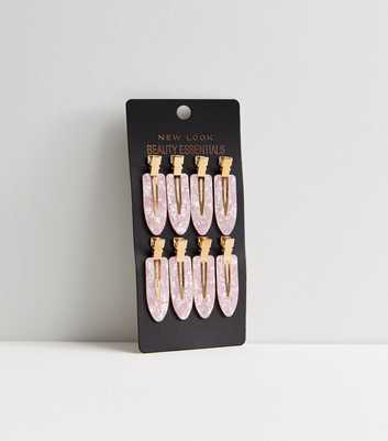 8 Pack Pink Resin Setting Clips
