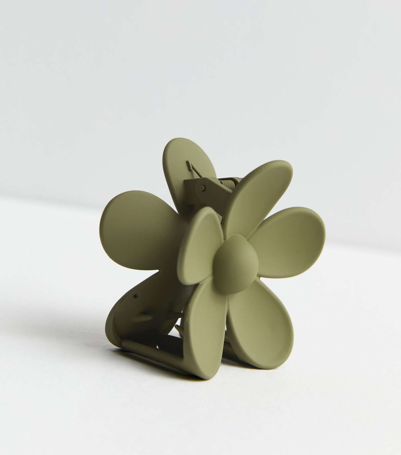 Olive Flower Hair Claw Clip Image 2