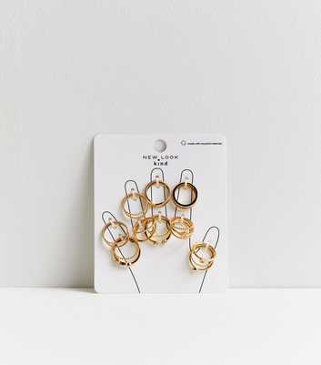 20 Pack Gold Mixed Size Rings