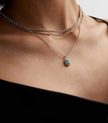 Crystal Gem & Diamanté Layered Necklace