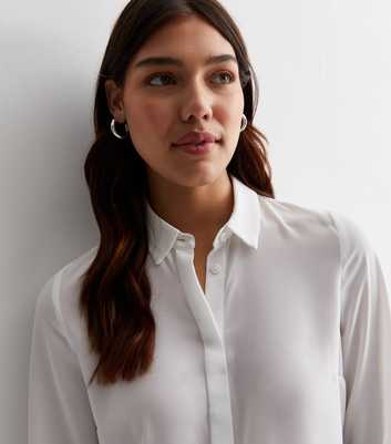 Tall White Long Sleeve Shirt