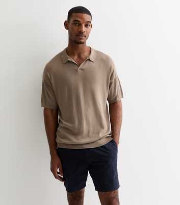 Light Brown Relaxed Fit Polo Shirt