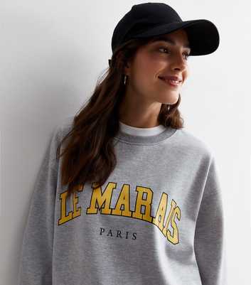Pale Grey Le Marais Logo Sweatshirt