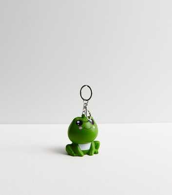 Green Frog Squishy Bag Charm