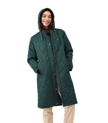 Regatta Green Jaycee Hooded Quilted Jacket 