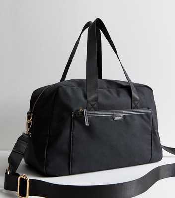 Black Multi Compartment Weekend Bag