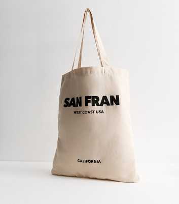 Stone San Fran Shopper Cotton Tote Bag