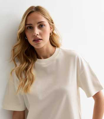 Off White Premium Oversized Cotton T-Shirt