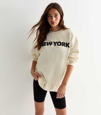 Off White New York Oversized Sweatshirt 