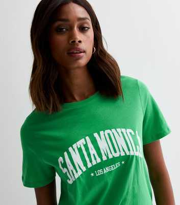 Green Santa Monica Cotton T-Shirt 