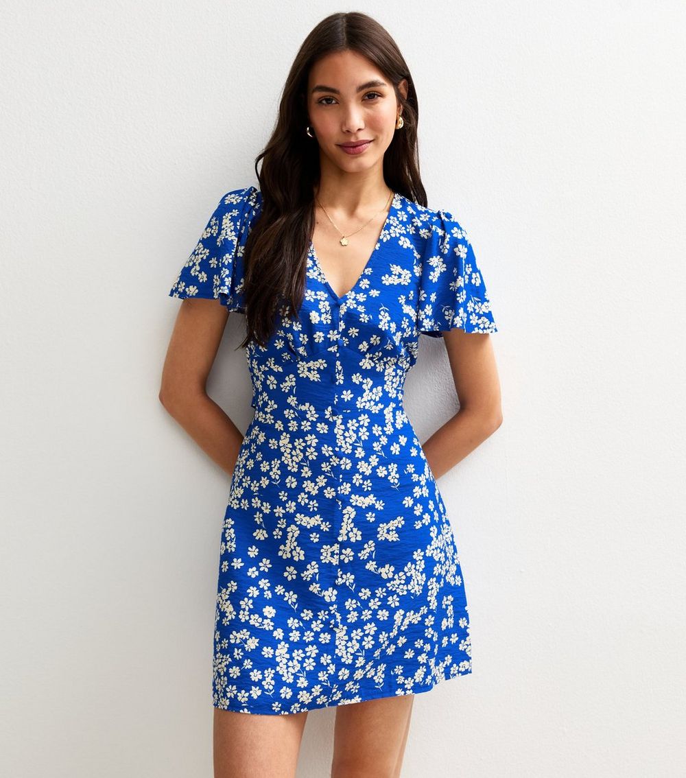 Blue Floral Print V