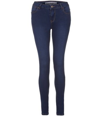 Dark Blue Supersoft Super Skinny Jeans New Look