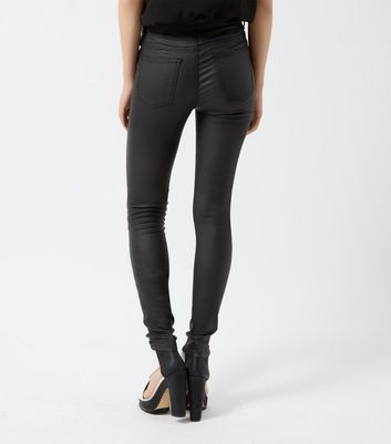 new look petite coated jeans