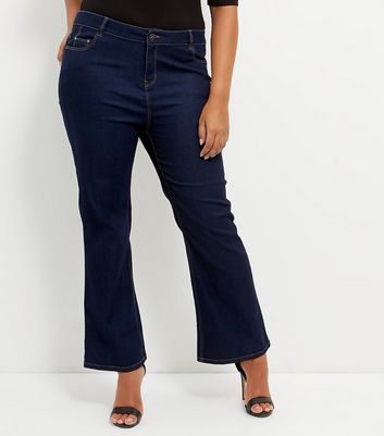 new look curves bootcut jeans