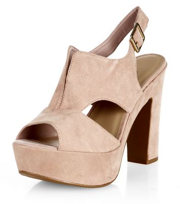 chunky wide fit heels