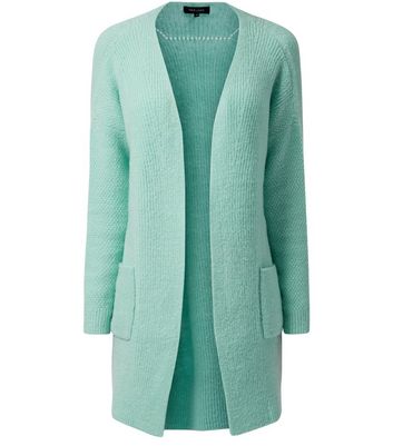 new look green cardigan