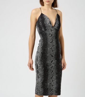 new look snakeskin dress