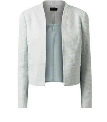 pale blue short jacket