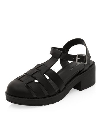 new look caged sandals