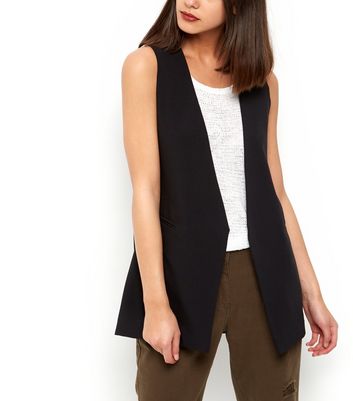 sleeveless blazer jacket