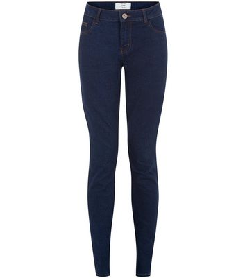 new look blue skinny jeans