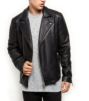 new look mens leather jacket