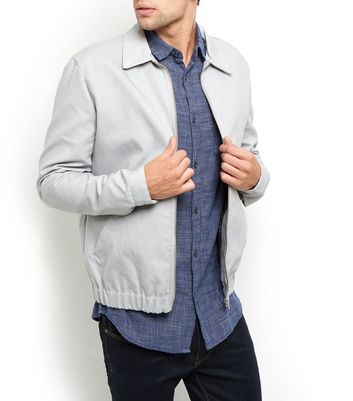 mens grey harrington jacket