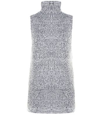 roll neck sleeveless jumper