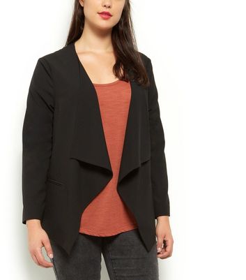 plus size waterfall jacket