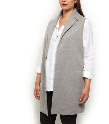 plus size grey jacket