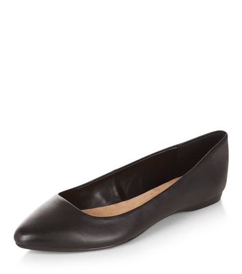 ballerine pointue cuir