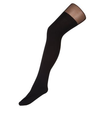 suspender look tights