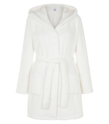 girls cream dressing gown