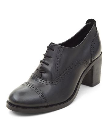 wide fit leather brogues