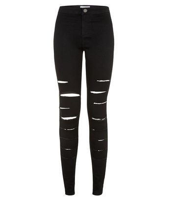 black super skinny jeans womens