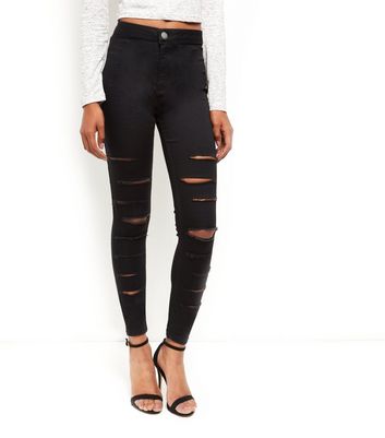super ripped womens jeans