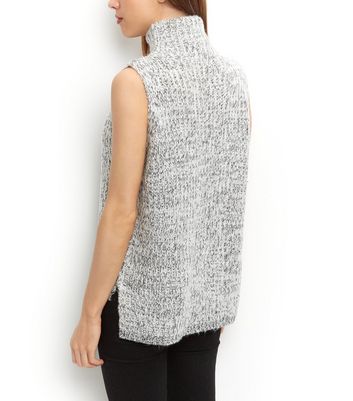 ladies knitted sleeveless jumper