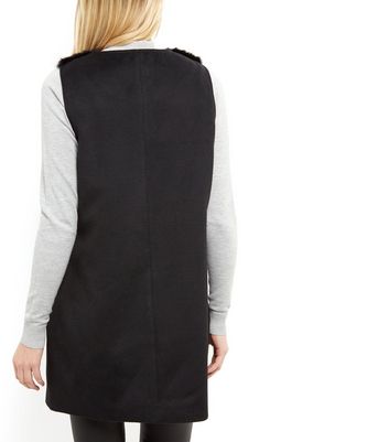 sleeveless jacket new look