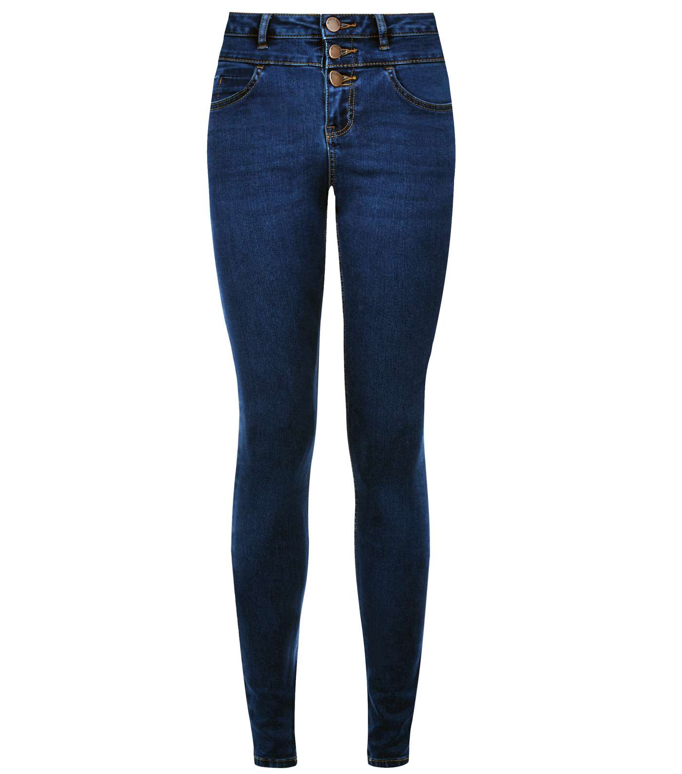 Dark Blue High Waist Super Skinny Jeans  Image 6