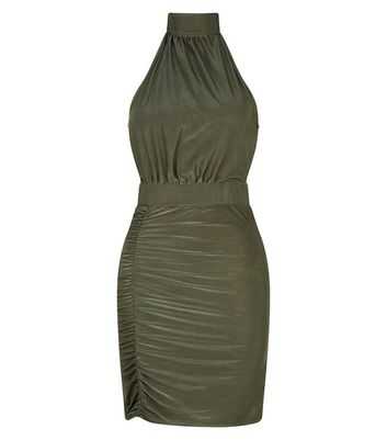 new look halter neck dress