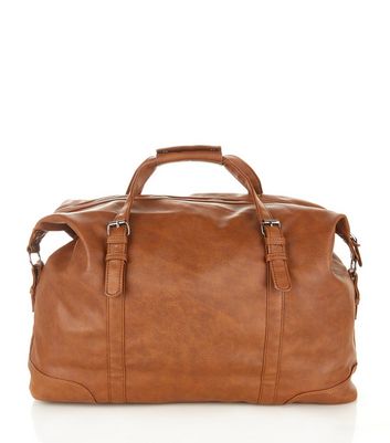 tan leather holdall mens